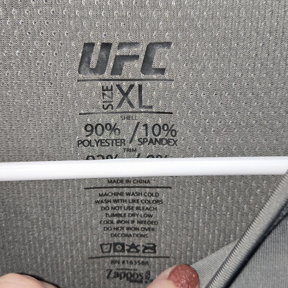 UFC Pewter Athletic Tank Top